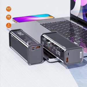 MOXOM MX-PB86 Transparent  Power Bank 20000 mAh PD20W+QC3.0 (22.5W) - Image 4