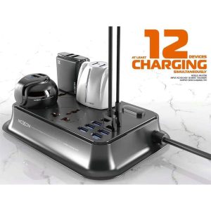 Moxom Smart Power Socket 3.4A 6 Usb Ports + 2 Pd Type-C + 4Eu MX-St07 - Image 3