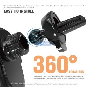 Moxom MX-VS02 Gravity Auto Lock Car Phone Holder - Image 3