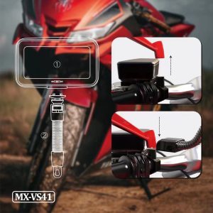 Moxom MX-VS41 Knight Motorcycle Phone Holder - Image 3