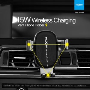 Moxom MX-VS84 Wireless Charging Vent Phone Holder 15W - Image 4