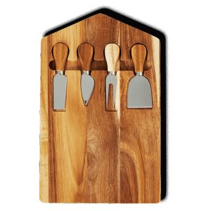 Luxury Unique Thick Charcuterie Boards 3 Knife Set - Image 1