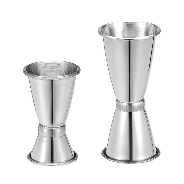 1pc Double Head Jigger,Ounce Cup,Stainless Steel Bar Measure For