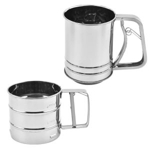 Baking Flour Sifter 2 Size Available - Image 1