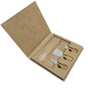 Luxury Unique Charcuterie Boards Thick with Knife Set - Image 3