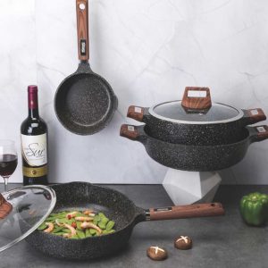 7 PCS DSP DELUXE NON-STICK MULTI-COOKWARE SET CA005-S02 - Image 4