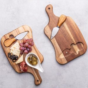 Luxury Unique Charcuterie Boards Thick with Knife - Image 5