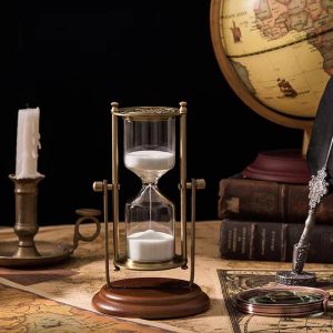 Sand Clock with Rotating Metal Frame Egg Timer - Image 4