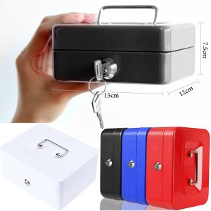 Small Cash Box with Key Lock (L12 X W15 X H7.5)CM - Image 3