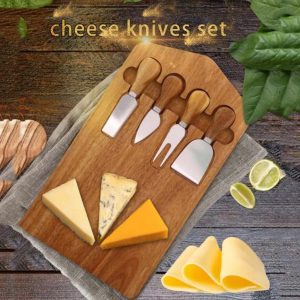 Luxury Unique Thick Charcuterie Boards 3 Knife Set - Image 4