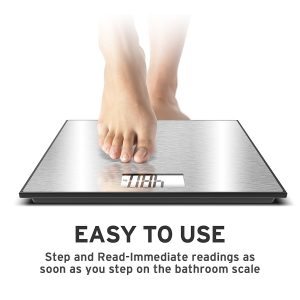 Stainless Steel  Body Weight Bathroom Weighing Scale - Image 3