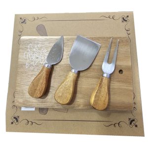 Luxury Unique Charcuterie Boards Thick with Knife Set - Image 4