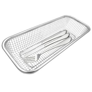 Stainless Steel Kitchen Drain Rack Storage Basket 31x13cm - Image 5