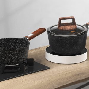 DSP 16cm Toughened Non-Stick Sauce Pan CA005-A16-Black - Image 7