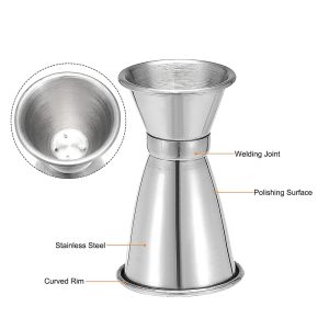 Stainless Steel Double Cocktail Jigger for Bar-tending, Bar Shaker Tools - Image 6