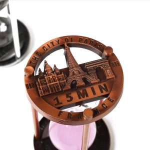 Paris Metal Hourglass Sand Timer - Image 5