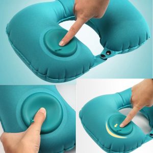 PMF U-Shaped Travel neck pillow, integrated air pump - Image 3