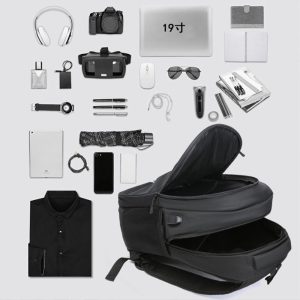 Water Resistant Travel Laptop Backpack with USB Charging Port - Image 4
