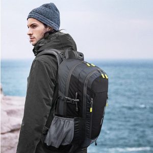 50L Waterproof Outdoor Camping Hiking Backpack With Survival Whistle #7015 - Image 3