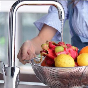 Vegetable Strainer Stainless Steel Colander with Handle - Image 3