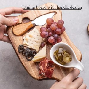Luxury Unique Charcuterie Boards Thick with Knife - Image 3