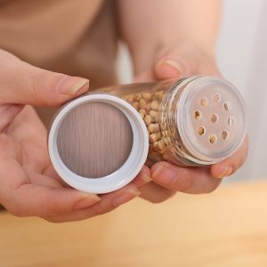 8-JARS 100ML Stainless Steel Rotating Seasoning Spice Jar Set - Image 7