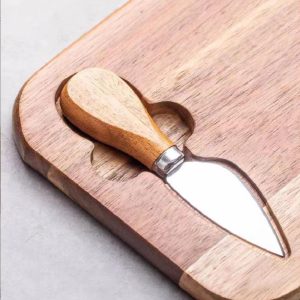 Luxury Unique Charcuterie Boards Thick with Knife - Image 4