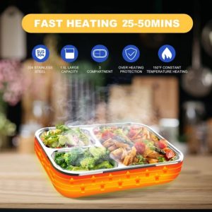 Electric Lunch Box, 3 in 1 for 12V, 24V & 220V - Image 3