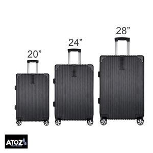 AtoZ Traveler, Luggage Set of 3 #908 Ultra Lightweight, Shockproof - Image 5