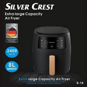 Silver Crest S-18, Air Fryer New 8 Liter Airfryer Touch Display Model - Black - Image 4
