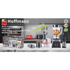 Hoffmans HM-1265, 5 in 1 Multifunction Blender - Image 3