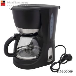 Hoffmans HM-3009, Filter Coffee Machine With Glass Jug 625ml - Image 1