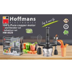 Hoffmans HM-8029, Blender and Mixer set 5in1 - Image 4