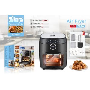 DSP KB2089, Electric Air Fryer 12Ltr, 1800W - Image 5