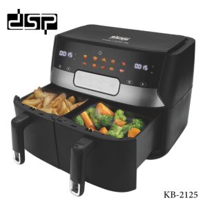 DSP KB2125, Dual Basket Air Fryer, 3400W, 10Ltr - Image 1