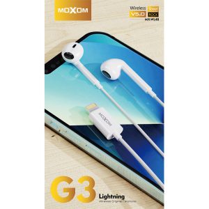 Moxom MX-WL48 G3 Lightning Earphone with Microphone - Image 3