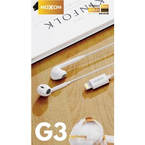 Moxom MX-WL48 G3 Lightning Earphone with Microphone - Image 5
