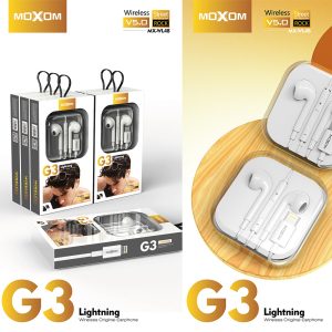 Moxom MX-WL48 G3 Lightning Earphone with Microphone - Image 6