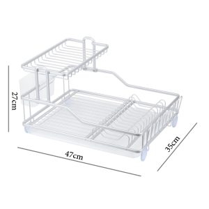 Aluminium 2-Layer Dish Rack - Image 4
