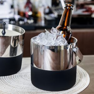 Stainless Steel Ice Bucket Well Made Insulated Stainless Steel Keep Ice Frozen Longer - Image 3