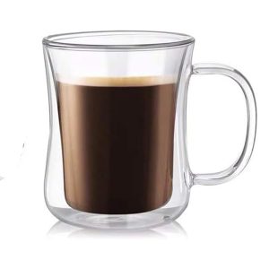 220ml Latte Double Wall Cappuccino Glasses (D8 X H9.5)CM - Image 1