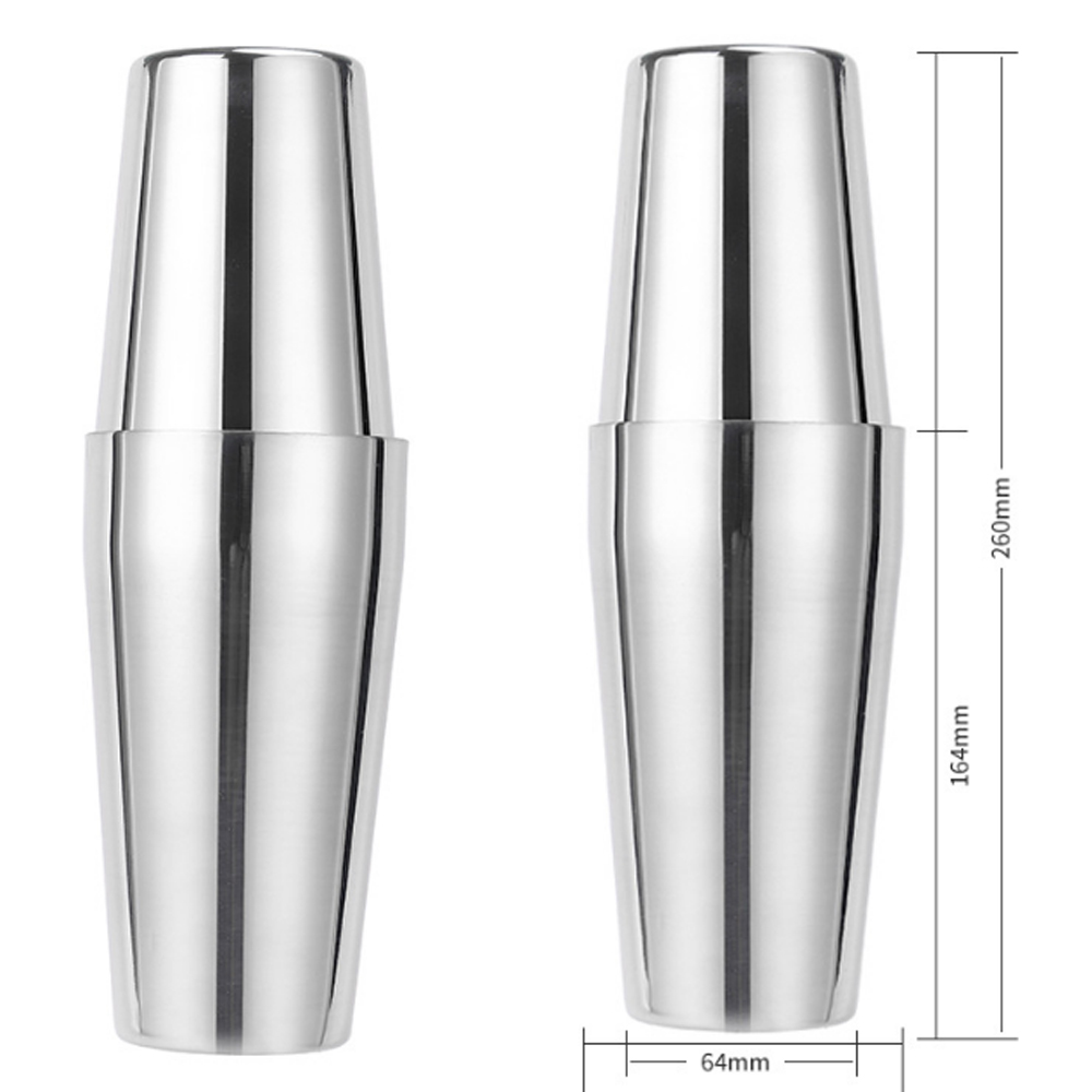 Multifunctional Shaker for Home Cocktails (800/600 ml)