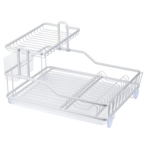Aluminium 2-Layer Dish Rack - Image 3