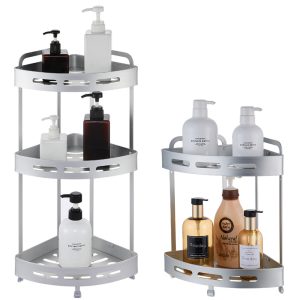 Aluminum Corner Shower Bathroom Shelves - Image 1