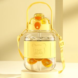 1000ML Kids School Water Bottle With Mobile Holder - Image 7