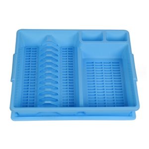 Dish Rack 45 x 38 cm with Drainer Tray - Image 5