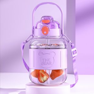 1000ML Kids School Water Bottle With Mobile Holder - Image 4