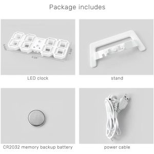 3D Digital LED Clock & Alarm - Image 5