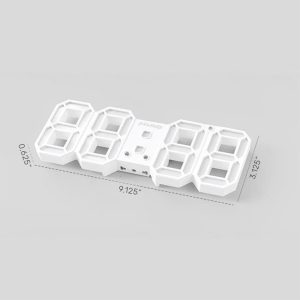 3D Digital LED Clock & Alarm - Image 6
