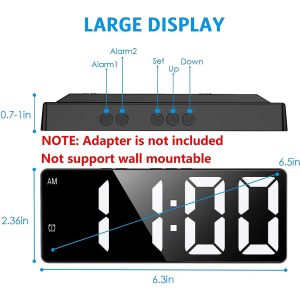 Cool Gift, Wide LED Alarm Clock SZ-810 - Image 4
